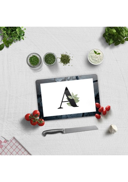 Cam Kesme Tahtası - Cam Kesme Tablası | Harfli Tasarım | 20cm x 30cm