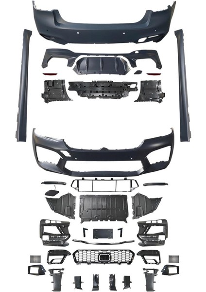Bmw 5 Serisi G30 Lci Makyajlı F90 M5 Body Kit 2020-2022