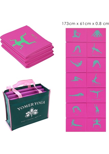 YM15C Portable Fold Yoga Mat (Yurt Dışından) indirimleri