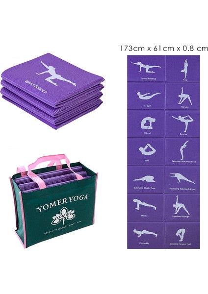 YM15C Portable Fold Yoga Mat (Yurt Dışından) indirimleri