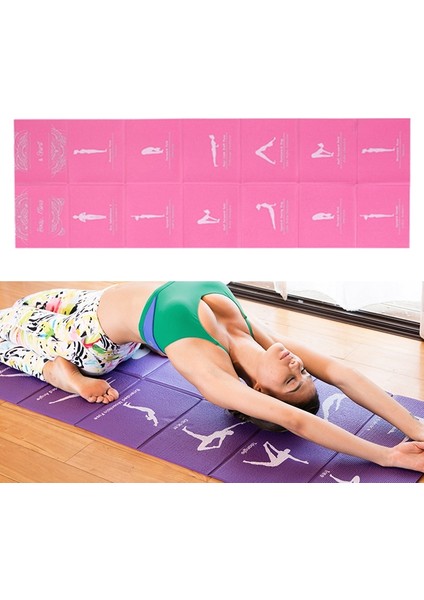 Zsunsky Shop YM15C Portable Fold Yoga Mat (Yurt Dışından)