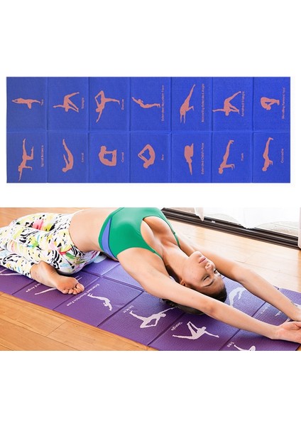 Zsunsky Shop YM15C Portable Fold Yoga Mat (Yurt Dışından)