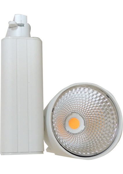 Samsung Çip Yüksek Lümen Led Ray Spot Lamba 40W Beyaz Kasa Ilık Beyaz