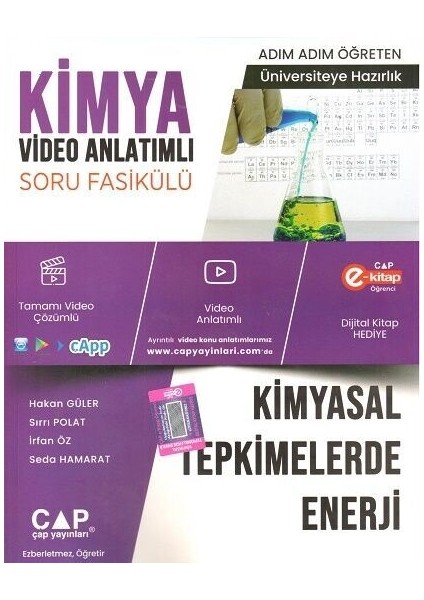 Kimya Kimyasal Tepkimelerde Enerji Konu Anlatımlı Soru Fasikülü 2023