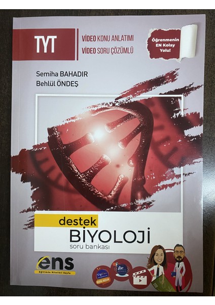 Yayınları Destek TYT Biyoloji Soru Bankası 2023