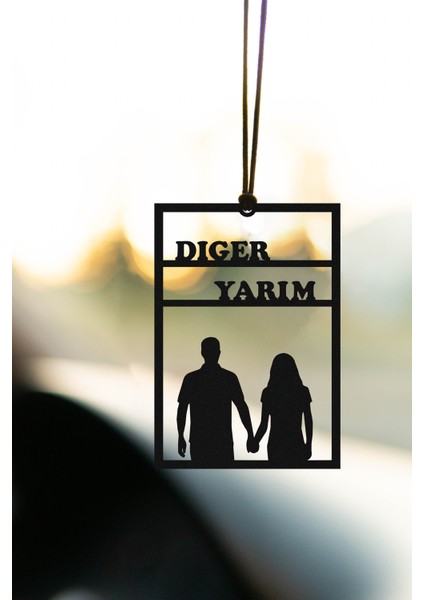 Metal Araba Süsü Diğer Yarım Dikiz Aynası Süsü Hediyelik modelleri