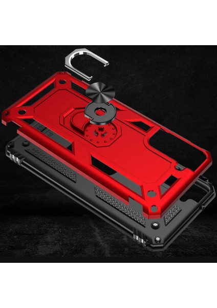 Galaxy S21 Fe Kılıf Vega Tank Sert Yüzüklü Standlı Zırh Koruma Kapak modelleri