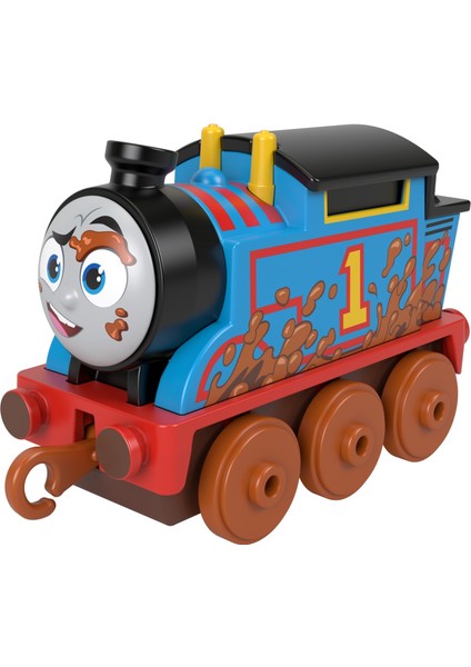 Fisher Price Thomas ve Arkadaşları Küçük Tekli Trenler (Sür Bırak) Çamurlu Thomas HHN35