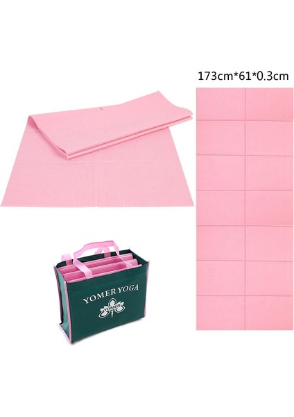 YM15C Portable Fold Yoga Mat Pembe (Yurt Dışından) indirimleri