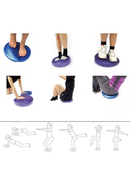 Zsunsky Shop Thick Explosion-Proof Yoga Special Mage Cushion Yoga Matı Mor (Yurt Dışından)