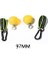 9.7 cm Topları Çekin Topları Cannonball Parmak Trainer Kavrama Gücü Eğitim Kol Kasları Barbells Spor El Kavrama Topu Egzersiz | El Sapları (Sarı) (Yurt Dışından) 1