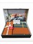 Cotton Box Modern Çift Kişilik Nevresim Takımı Stark Tarçın 4