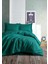 Cotton Box Çift Kişilik Saten Nevresim Takımı Elegante Stripe Petrol 1
