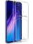 Xiaomi Redmi Note 8 Kılıf Kartlıklı Şeffaf Card Holder Clear Silikon Kapak 4