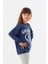 Baskılı Bisiklet Yaka Kız Çocuk Sweatshirt 1