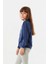 Baskılı Bisiklet Yaka Kız Çocuk Sweatshirt 3