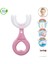 U Tipi Yeni Nesil Diş Fırçası - Pembe - Kalp Model 2-6 Yaş 1