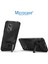 Xiaomi Poco X4 Gt Matrix Serisi Armor Standlı Perfect Koruma Kılıf -Siyah 3