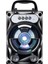 Taşınabilir Karaoke Hoparlör Kablosuz Bluetooth Hoparlör Sistemi Bas Subwoofer Mikrofon Desteği Eller Serbest / USB / Tf Kart / Aux / Fm (Yurt Dışından) 1