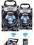 Taşınabilir Karaoke Hoparlör Kablosuz Bluetooth Hoparlör Sistemi Bas Subwoofer Mikrofon Desteği Eller Serbest / USB / Tf Kart / Aux / Fm (Yurt Dışından) 4
