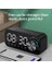 Taşınabilir Kablosuz Bluetooth Hoparlör Bluetooth 5.0 Müzik Subwoofer Hoparlör LED Ayna Ekran Dijital Çalar Saat (Yurt Dışından) 2