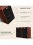 Kablolu Hoparlörler Bilgisayar Ahşap Subwoofer Hoparlörler 3.5mm Stereo ile Pc Masaüstü Dizüstü Dizüstü Müzik Çalar (Yurt Dışından) 4