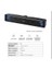 Siyah Kablosuz Bluetooth Bilgisayar Hoparlör USB Powered Kablolu Bilgisayar Ses Bar Mini Soundbar Hoparlör Subwoofer (Yurt Dışından) 3