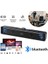 Siyah Kablosuz Bluetooth Bilgisayar Hoparlör USB Powered Kablolu Bilgisayar Ses Bar Mini Soundbar Hoparlör Subwoofer (Yurt Dışından) 4