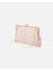 Suedette Clutch Çanta Nude 3