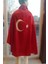 Ayyıldız Baskılı Bayrak Pelerin 1
