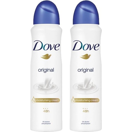 Dove Sprey Deodorant Original Kadın 150 ml x 2 Fiyatı