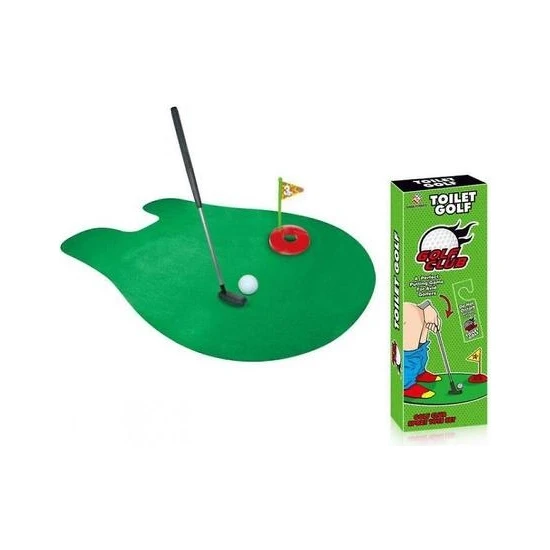 Xinh Tuvalet Golf, Lazımlık Autter Set Banyo Oyunu Mini Golf Seti Golf Yenilik Set (Yurt Dışından)