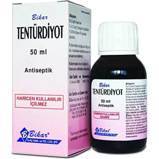 Bikar Tentürdiyot 50 ml