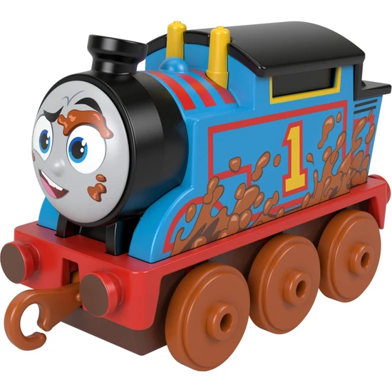 Fisher Price Thomas ve Arkadaşları Küçük Tekli Trenler (Sür Bırak) Çamurlu Thomas HHN35