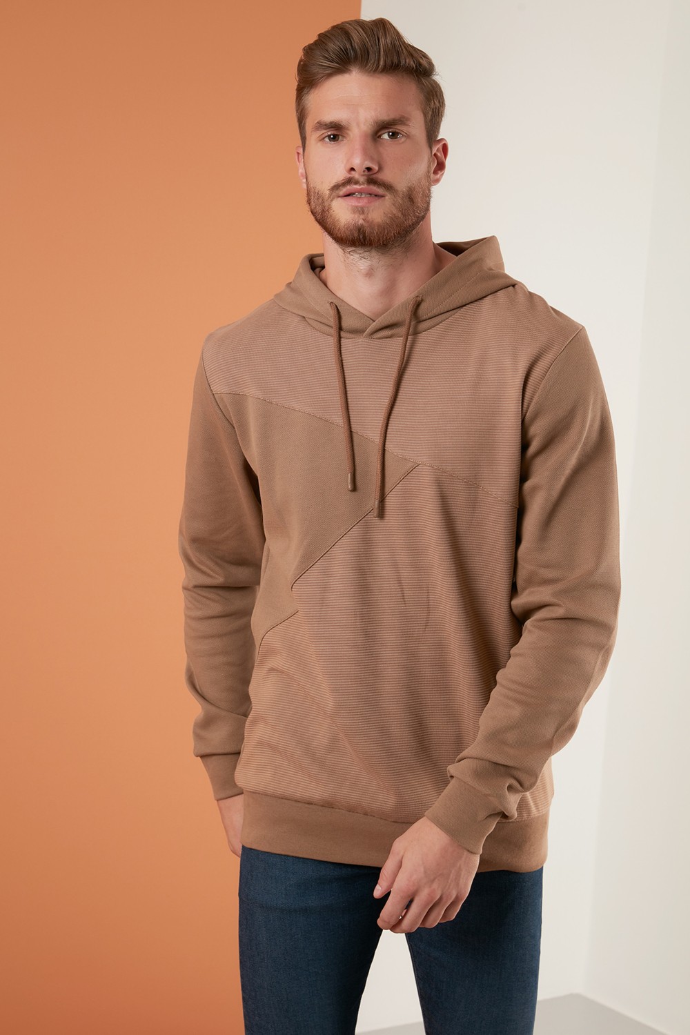 Buratti Regular Fit Kapüşonlu Pamuklu Sweat Erkek Sweat 5905285