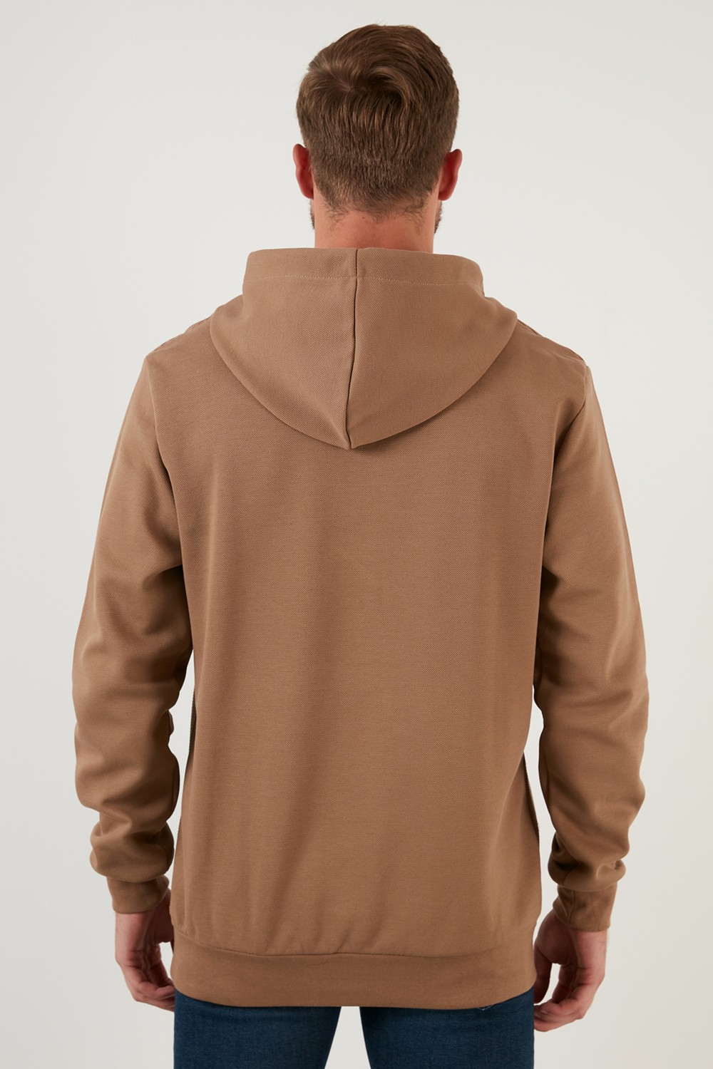 Buratti Regular Fit Kapüşonlu Pamuklu Sweat Erkek Sweat 5905285 görsel 5