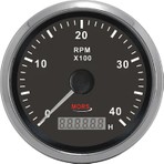 Mors Devir Göstergesi Siyah 12-24V 4000RPM