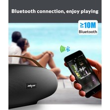 Xinh Kablosuz Su Geçirmez Taşınabilir Bluetooth Hoparlör 38 W Yüksek Güç Subwoofer Soundbar Ağır Bas Sütun Suppprt Tf Aux USB (Yurt Dışından)
