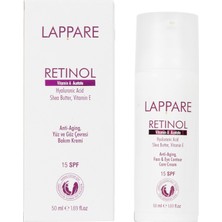 Lappare Retinol | Anti-Aging Yüz ve Göz Çevresi Bakım Kremi 50ML