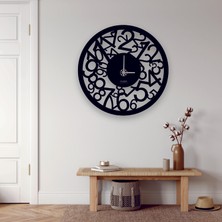 Dekadron Rakamlı Metal Duvar Saati