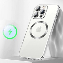 MTK Moveteck Apple Iphone 12 Pro Max Kılıf Kamera Koruma Çıkıntılı Magnetik Magsafe Şarj Tutucu Case