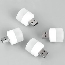 Teknomila Mini USB Kamp ve Gece Lambası Yuvarlak LED Lamba