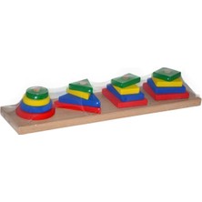 Woodoy 006KR  Woodoy Renkli Geometrik Şekiller