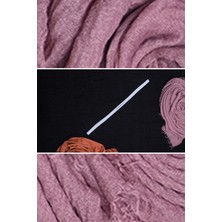 Hürrem Bone Beyaz Çift Katlı Tekli Eşarp Süngeri Polyester 1010T_42