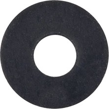 Wozlo 8X4X1 Plastik Rondela Pul Siyah 100 Adet