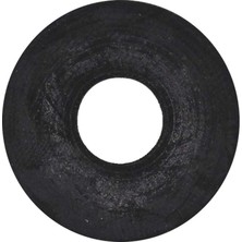 Wozlo 6-7 x 3 x 1 Plastik Rondela Pul Siyah 100 Adet
