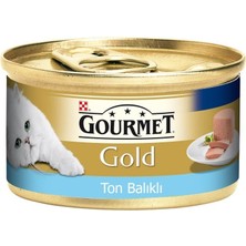 Petline Gourmet Gold Kıyılmış Ton Balıklı Yetişkin Kedi Konservesi 85 gr