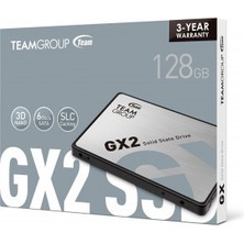 Team Gx2 128 GB SSD 2,5&quot;  Sata3 SSD Dısk 500-320 Mb/s (T253X2128G0C101)