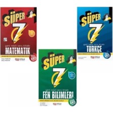 Muhtelif Nitelik Süper 7. Sınıf Soru Bankası Seti 3 Kitap
