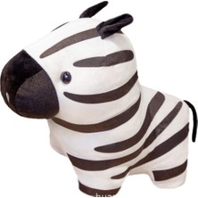 Xinh 1 Adet 40 cm Karikatür Zebra Peluş Oyuncak (Yurt Dışından)